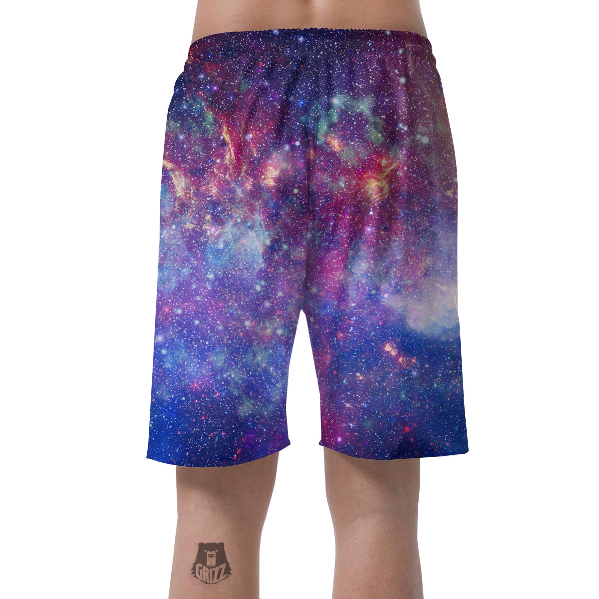 Abstract Starfield Galaxy Space Men's Shorts-grizzshop