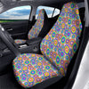 Abstract Sunflower Colorful Print Pattern Car Seat Covers-grizzshop