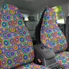 Abstract Sunflower Colorful Print Pattern Car Seat Covers-grizzshop