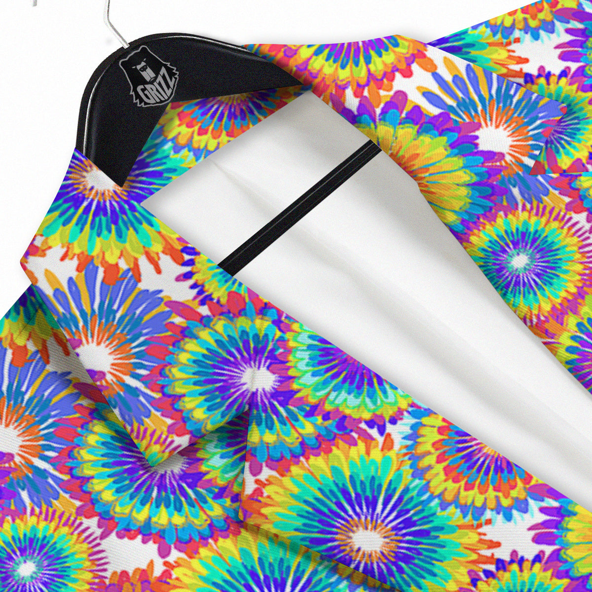 Abstract Sunflower Colorful Print Pattern Men's Sport Coat-grizzshop