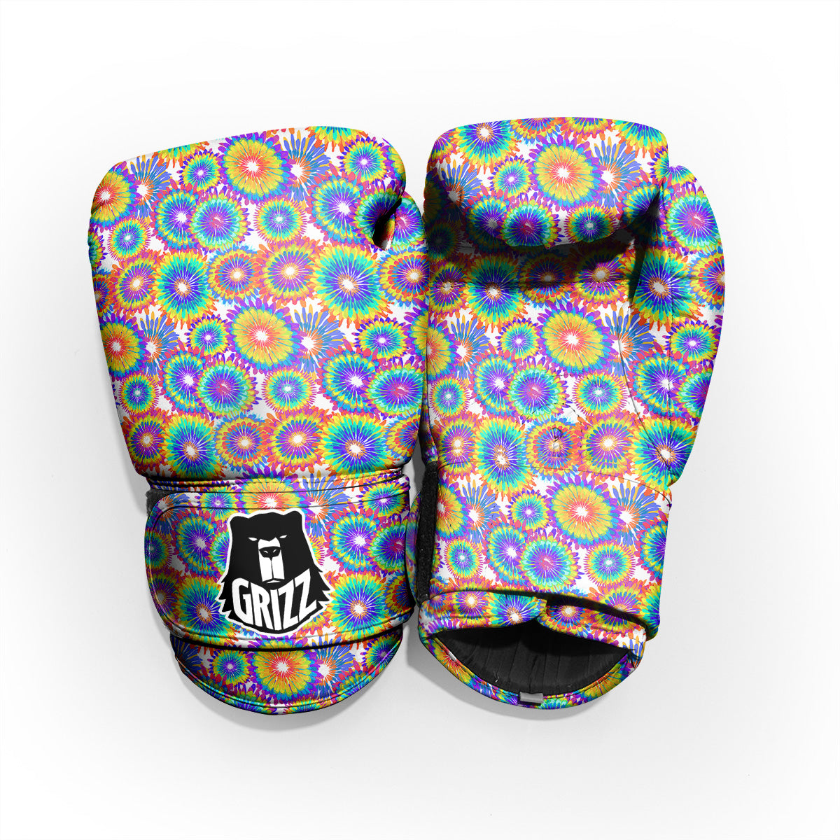 Abstract Sunflower Colorful Print Pattern Pro Boxing Glove
