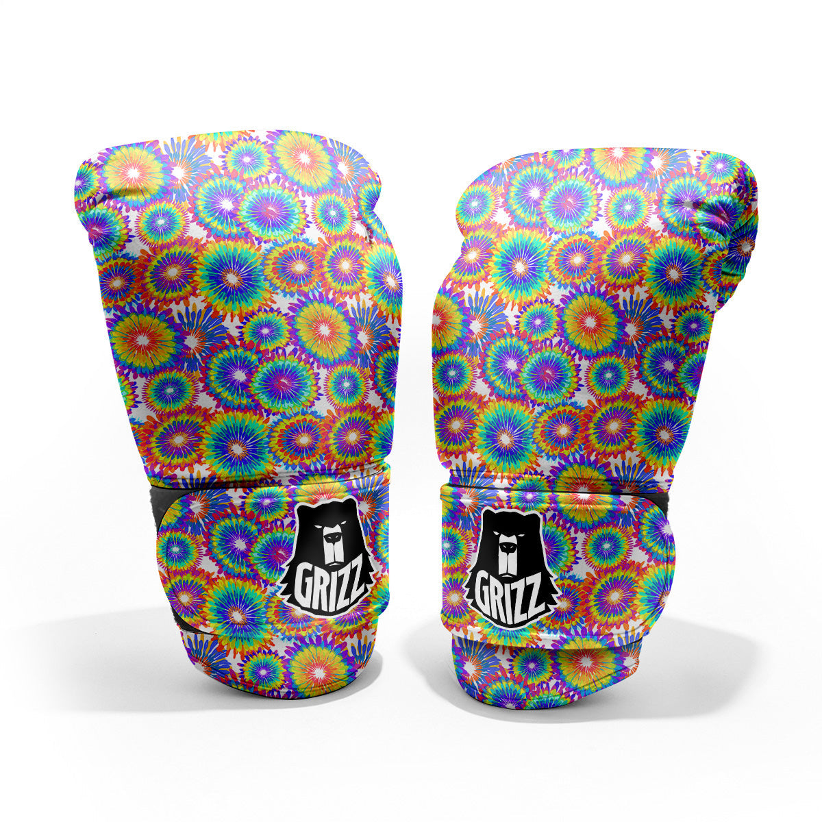 Abstract Sunflower Colorful Print Pattern Pro Boxing Glove