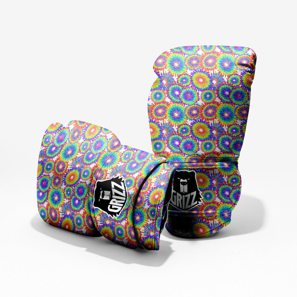 Abstract Sunflower Colorful Print Pattern Pro Boxing Glove