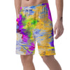 Abstract Tie Dye Men's Shorts-grizzshop