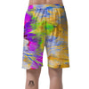 Abstract Tie Dye Men's Shorts-grizzshop