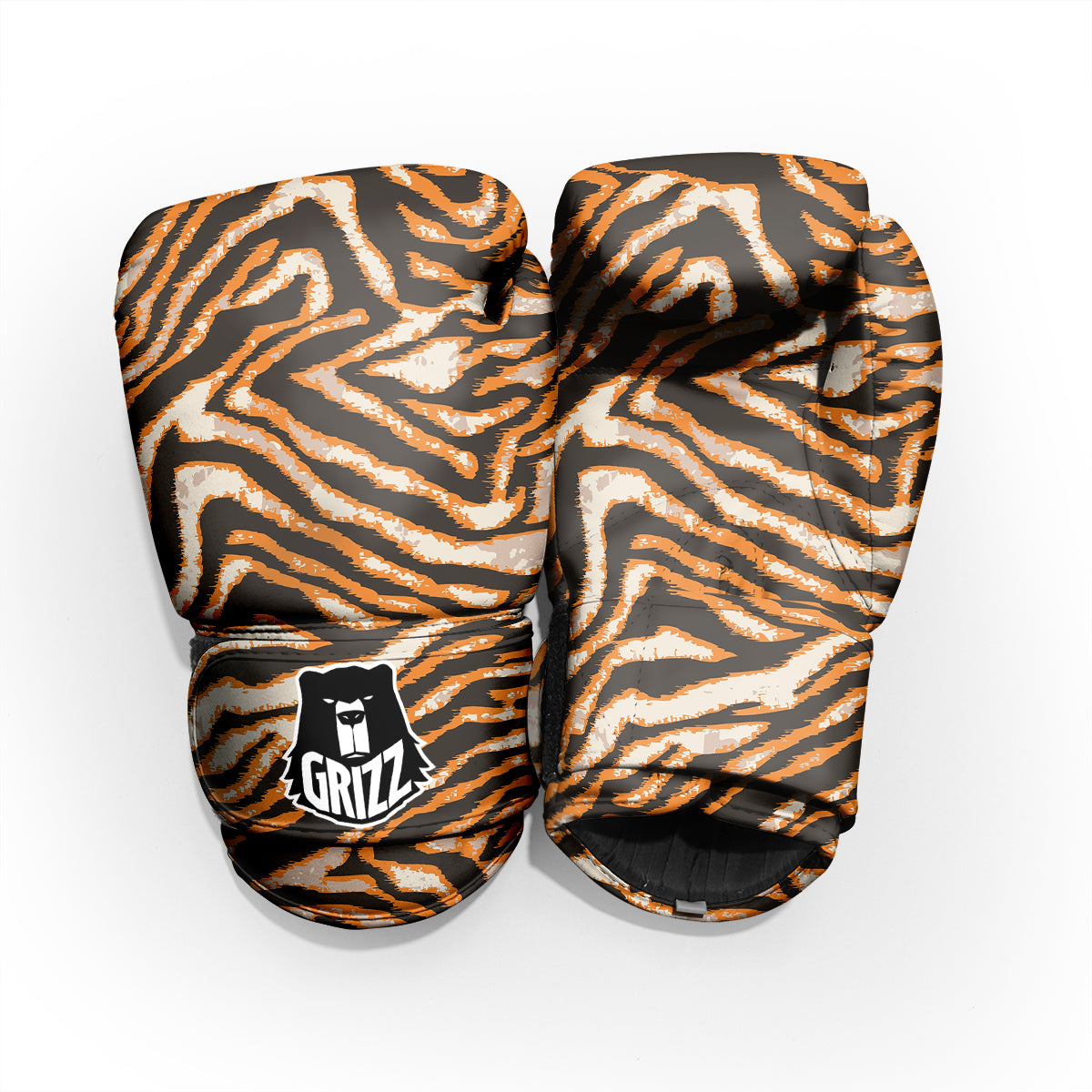 Abstract Tiger Skin Grunge Print Pro Boxing Glove
