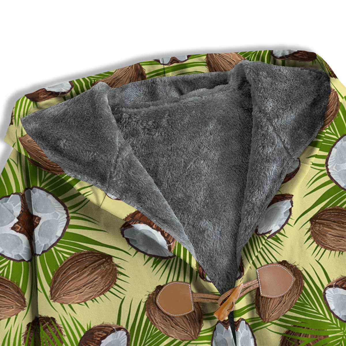 Abstract Tropical Coconut Print Pattern Men's Windbreaker Jacket-grizzshop