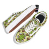 Abstract Tropical Coconut Print Pattern Skate Shoes-grizzshop