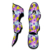 Abstract Tropical Palm Tree Muay Thai Shin Guards-grizzshop