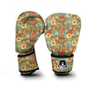 Abstract Tropical Plumeria Boxing Gloves-grizzshop