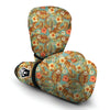 Abstract Tropical Plumeria Boxing Gloves-grizzshop