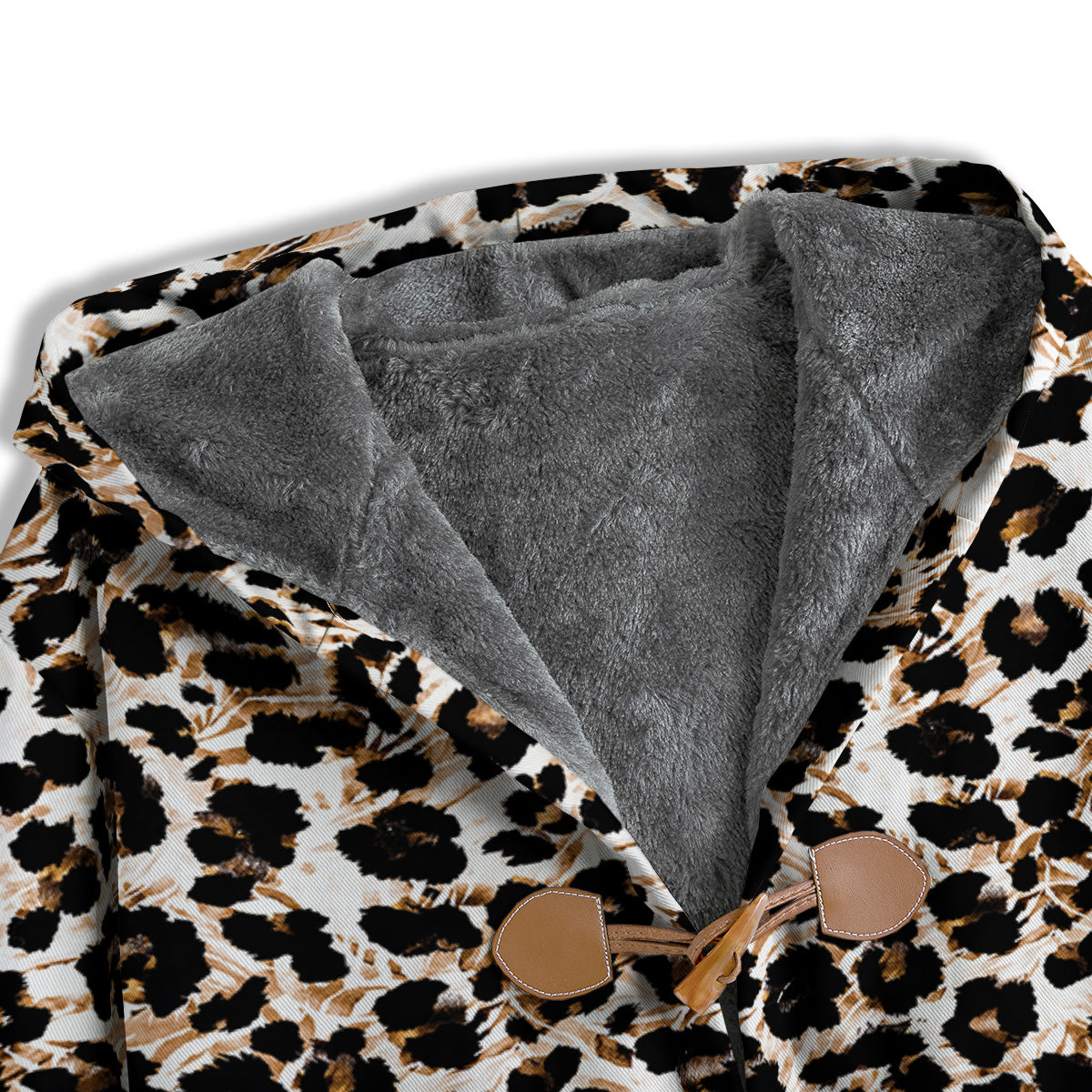 Abstract Watercolor Leopard Print Pattern Men's Windbreaker Jacket-grizzshop