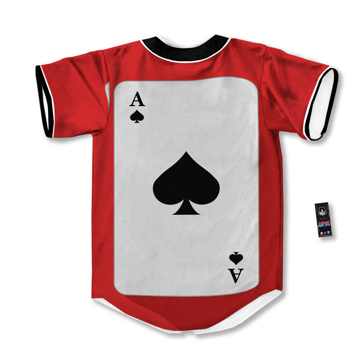 Ace Cards Print Baseball Jersey-grizzshop