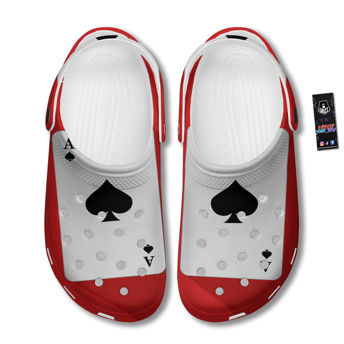 Ace Cards Print Clog-grizzshop