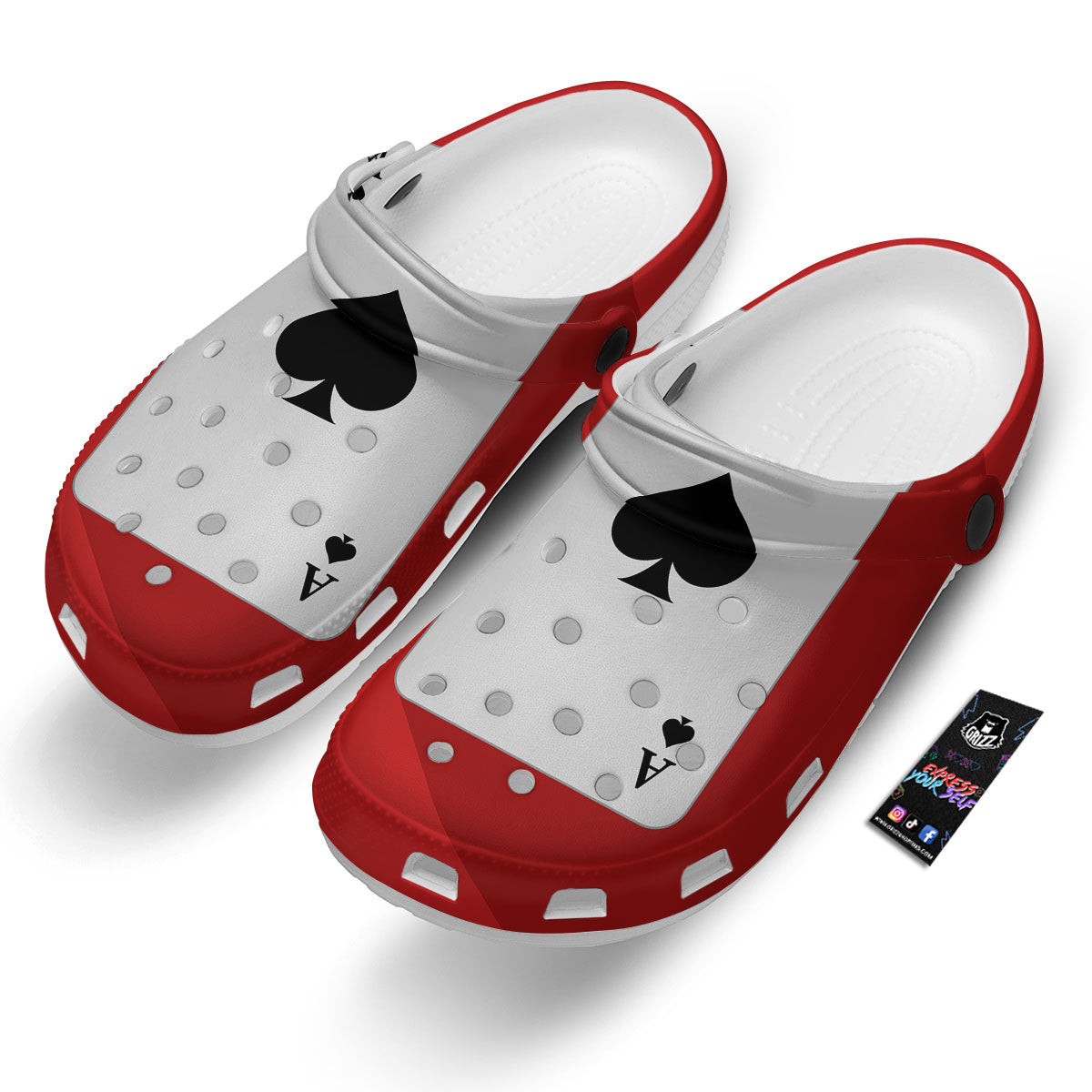 Ace Cards Print Clog-grizzshop