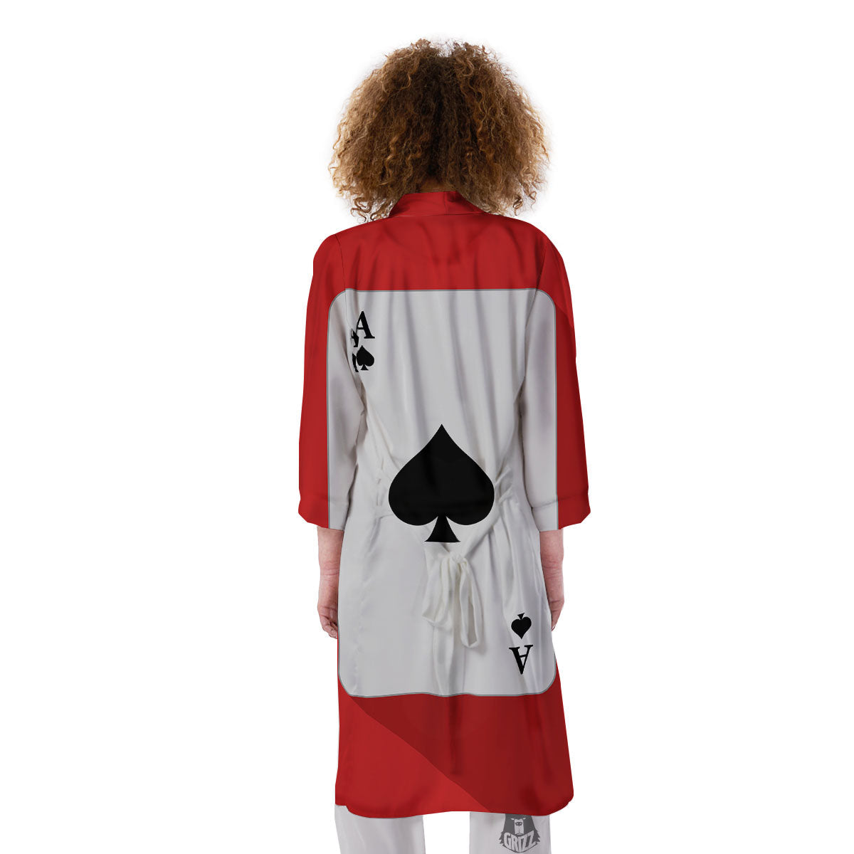Ace Cards Print Kimono-grizzshop