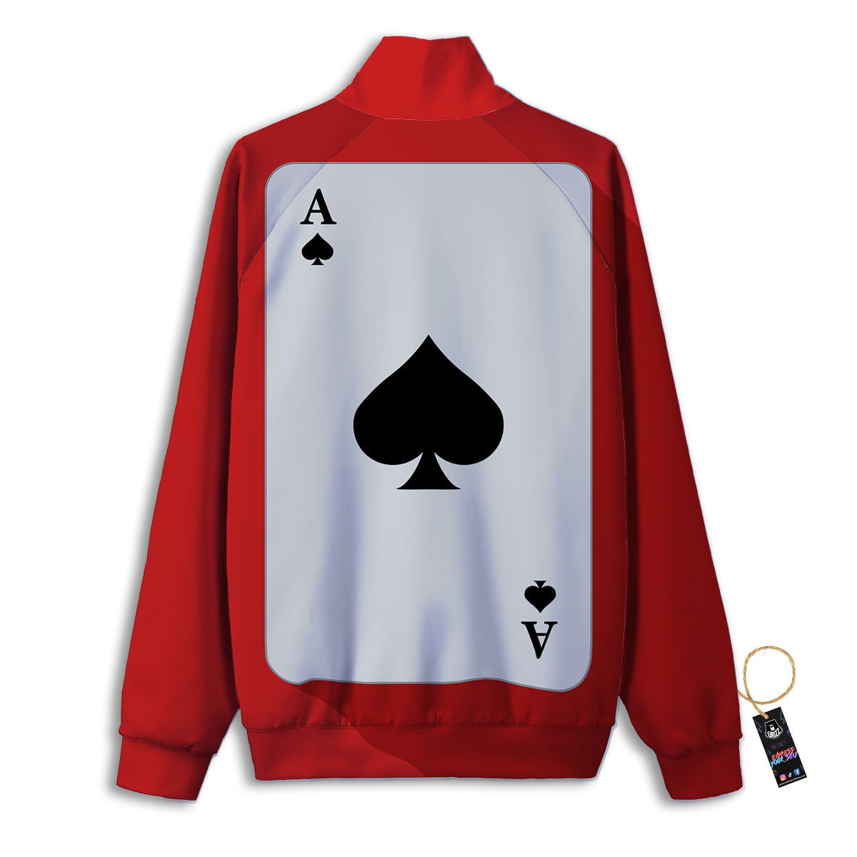 Ace Cards Print Track Jacket-grizzshop