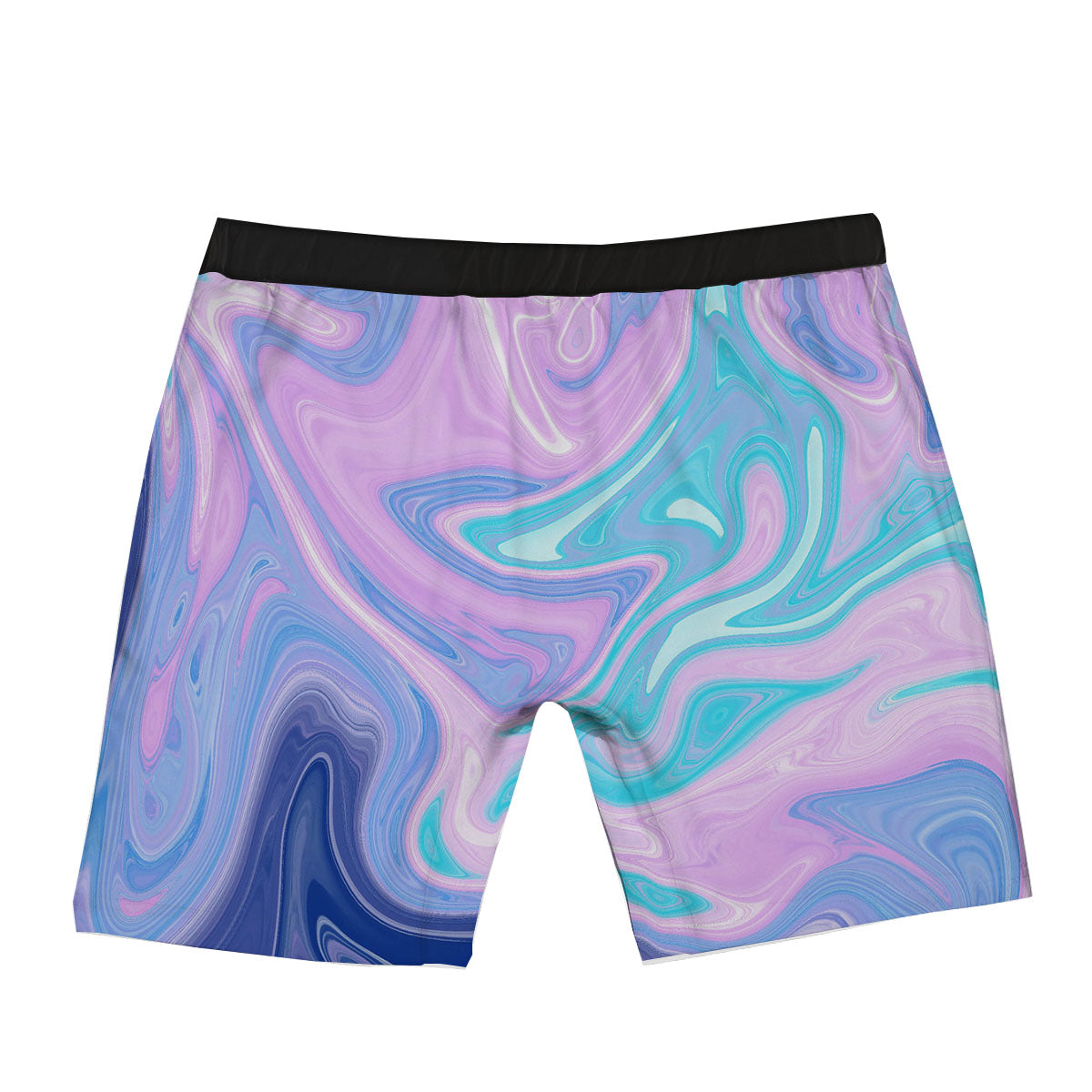 Acid Melt Blue And Pink Print Boxer Briefs-grizzshop