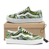 Acid Melt Green Print Skate Shoes-grizzshop