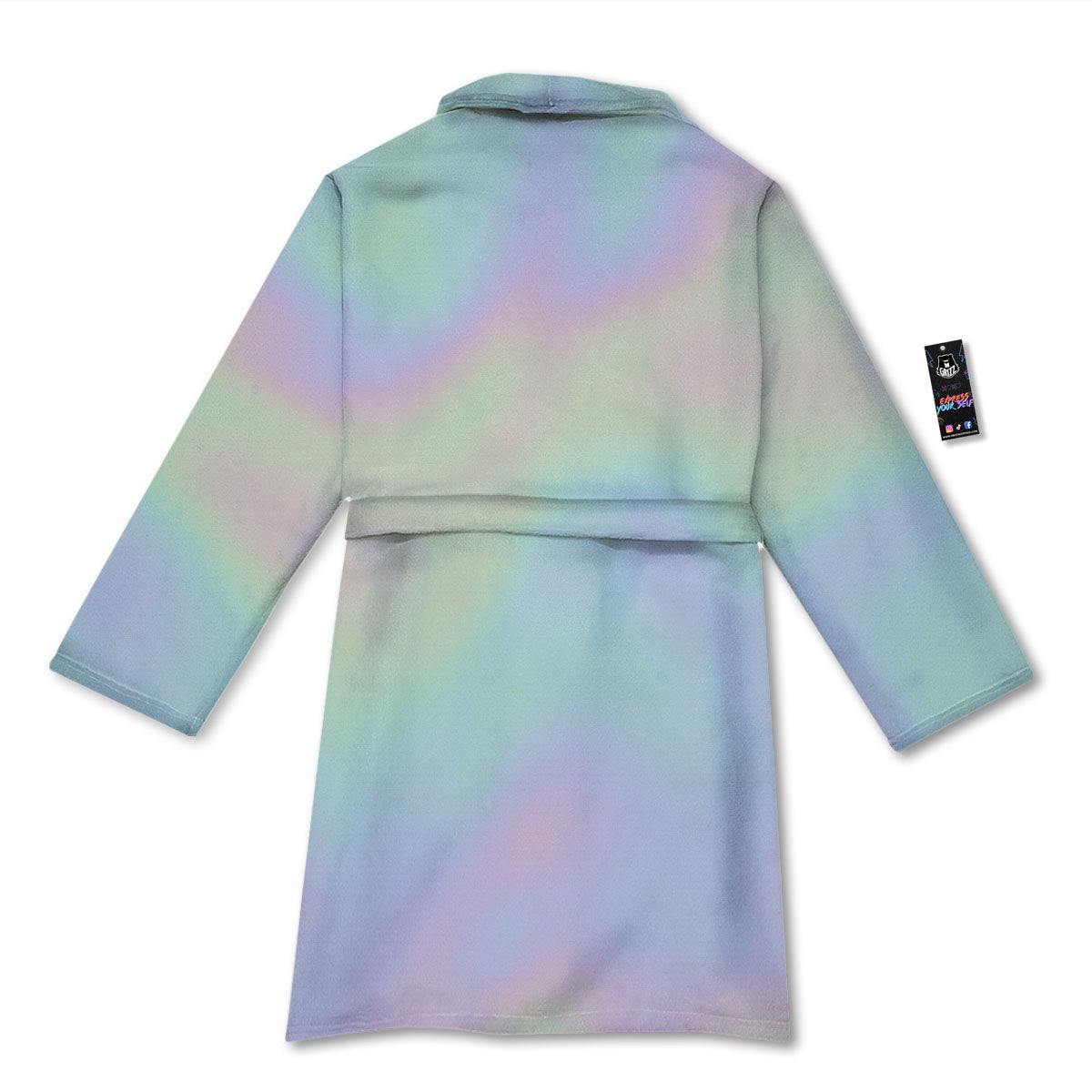 Acid Melt Pastel Print Bathrobe-grizzshop