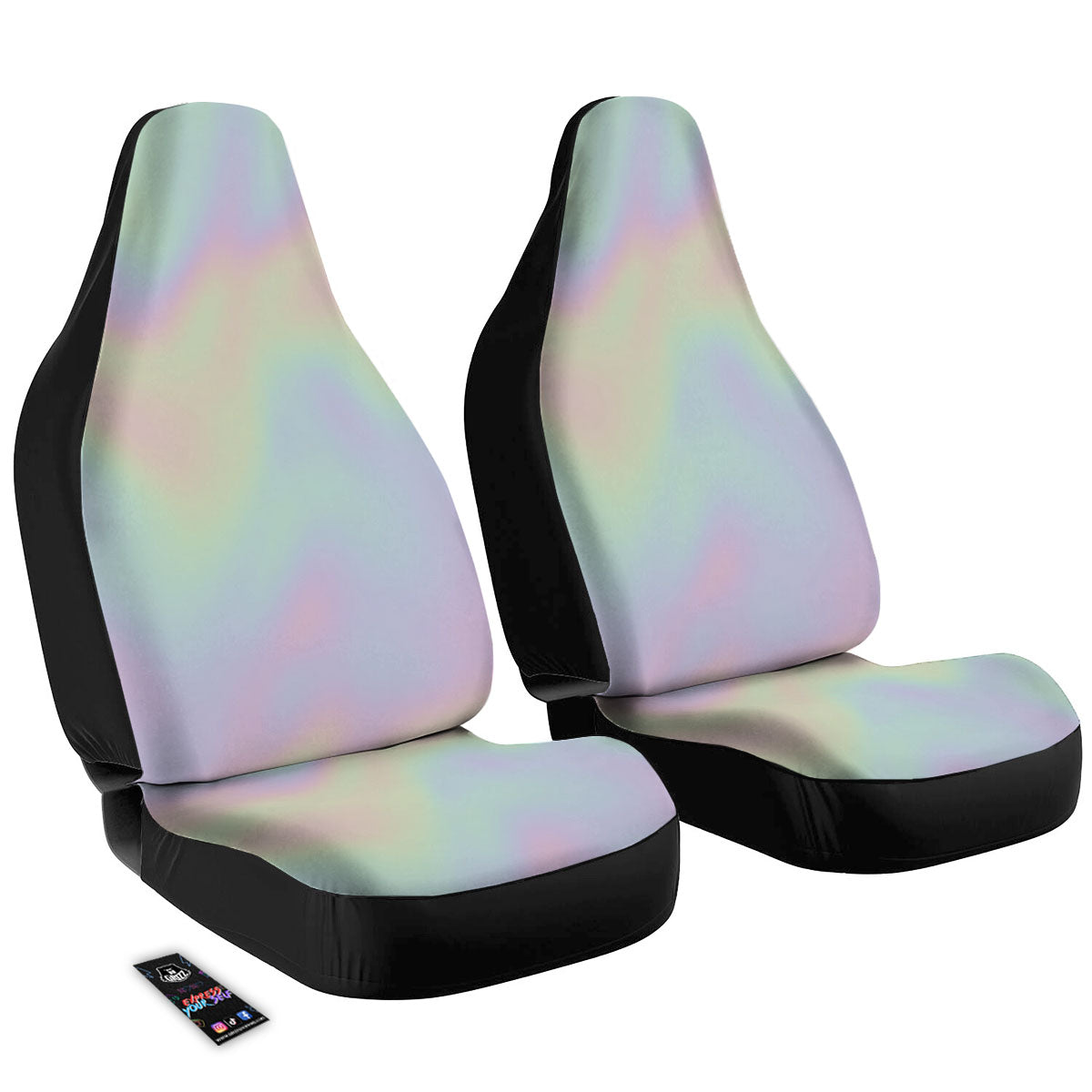 Acid Melt Pastel Print Car Seat Covers-grizzshop