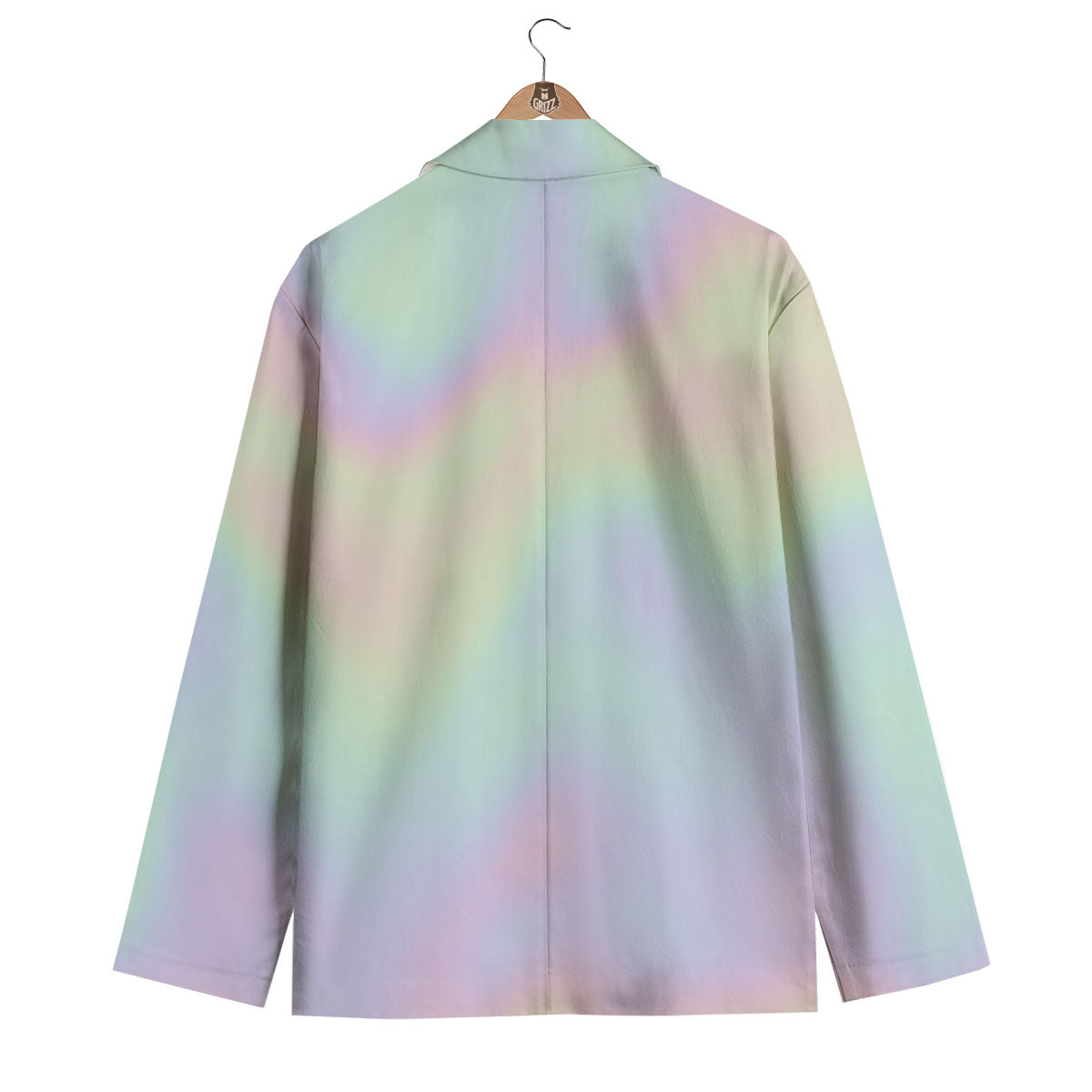 Acid Melt Pastel Print Men's Blazer-grizzshop