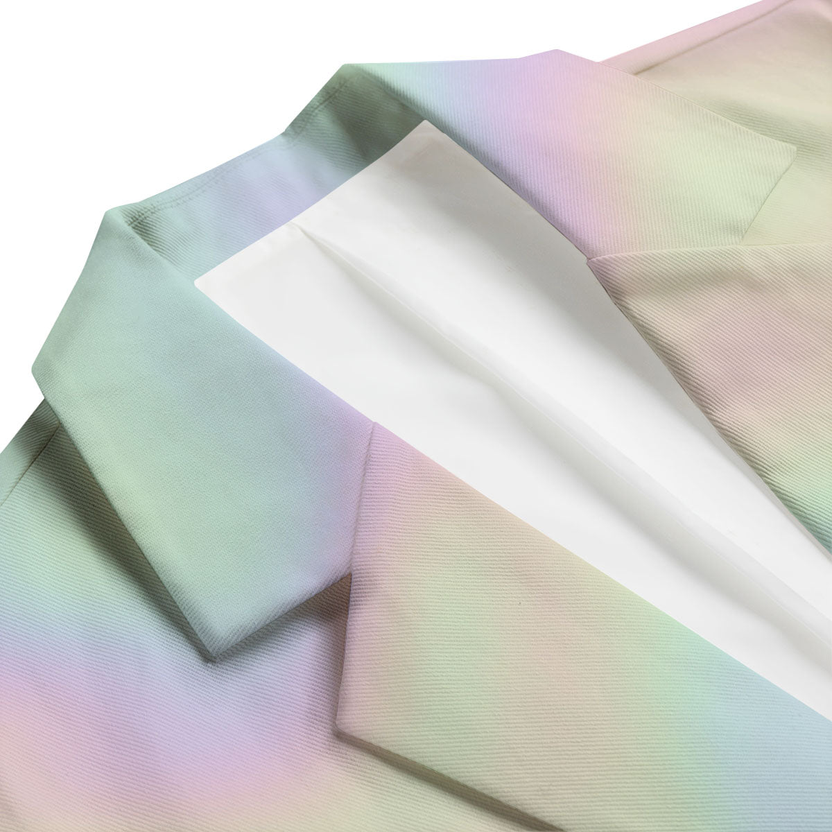 Acid Melt Pastel Print Men's Blazer-grizzshop