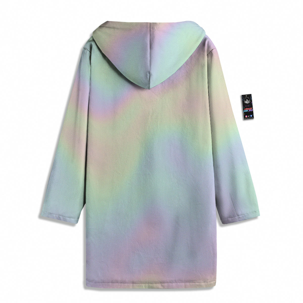 Acid Melt Pastel Print Men's Windbreaker Jacket-grizzshop