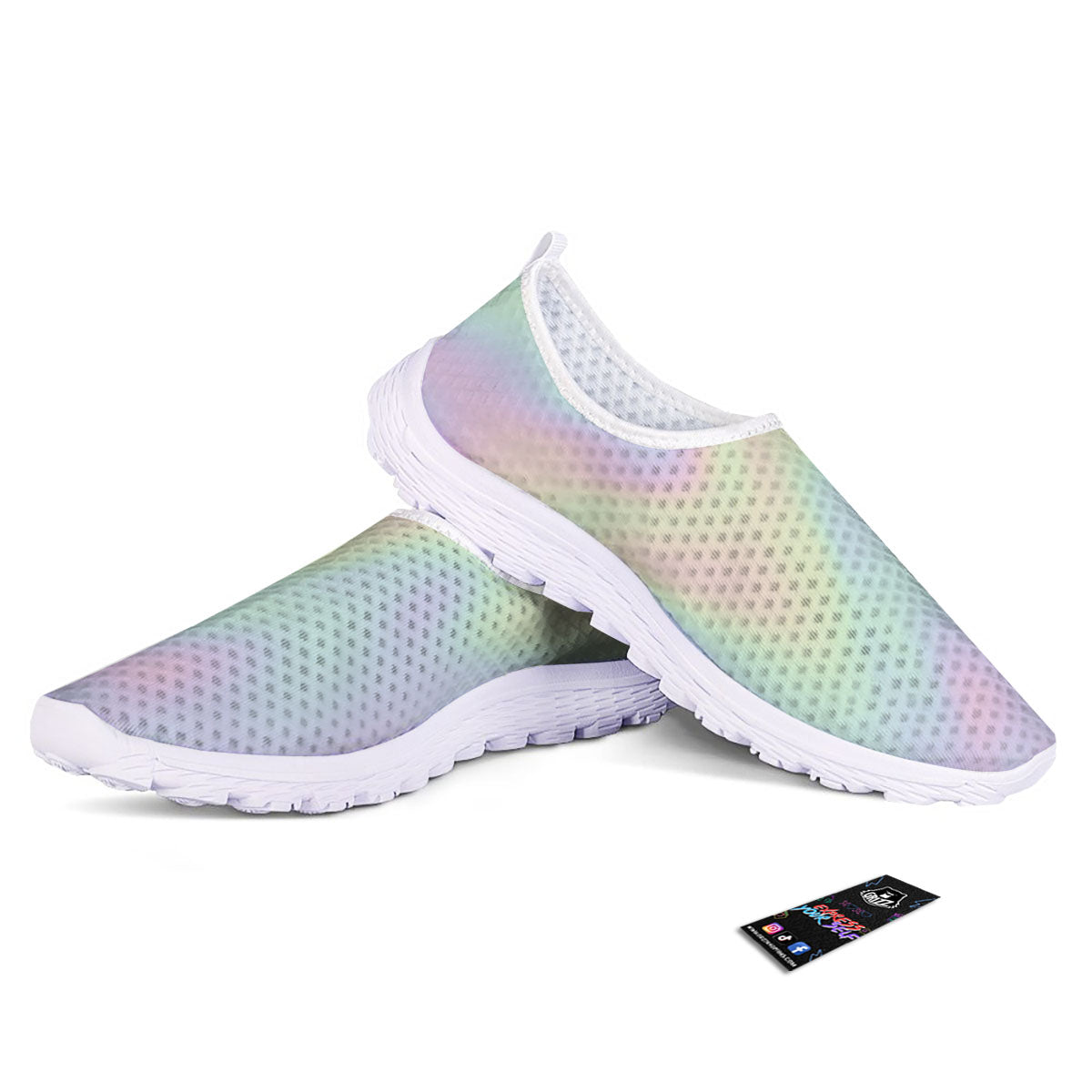 Acid Melt Pastel Print Nurse Shoes-grizzshop