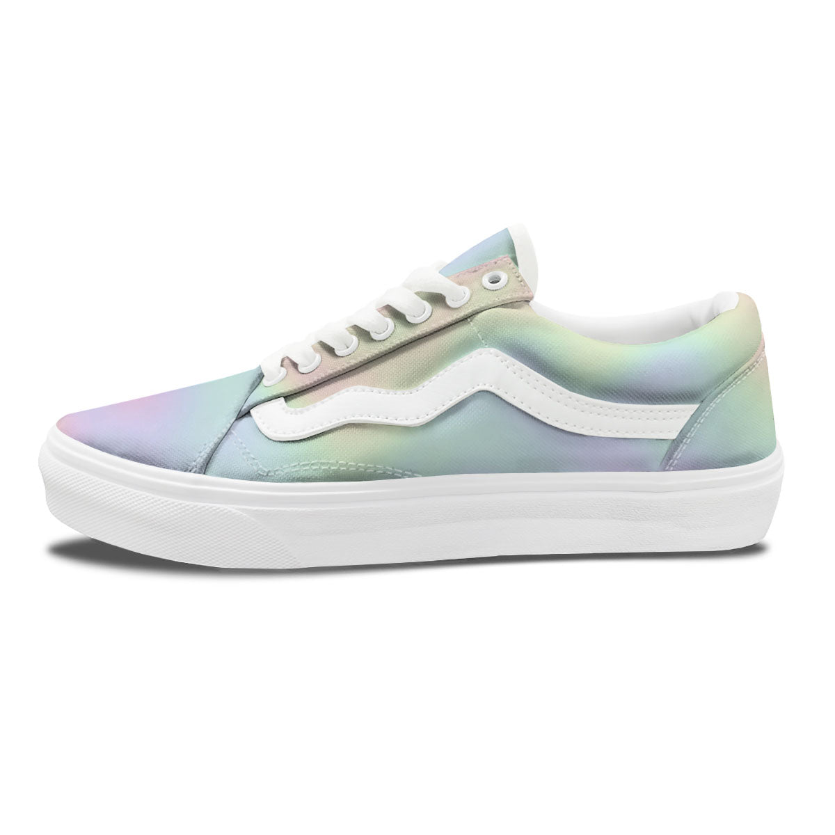 Acid Melt Pastel Print Skate Shoes-grizzshop