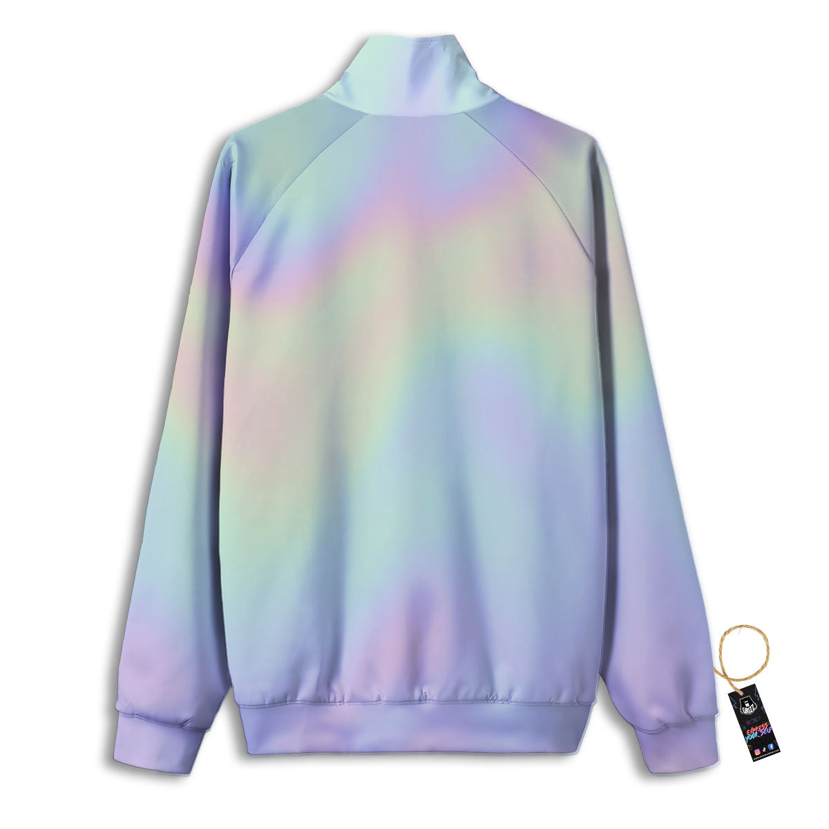 Acid Melt Pastel Print Track Jacket-grizzshop