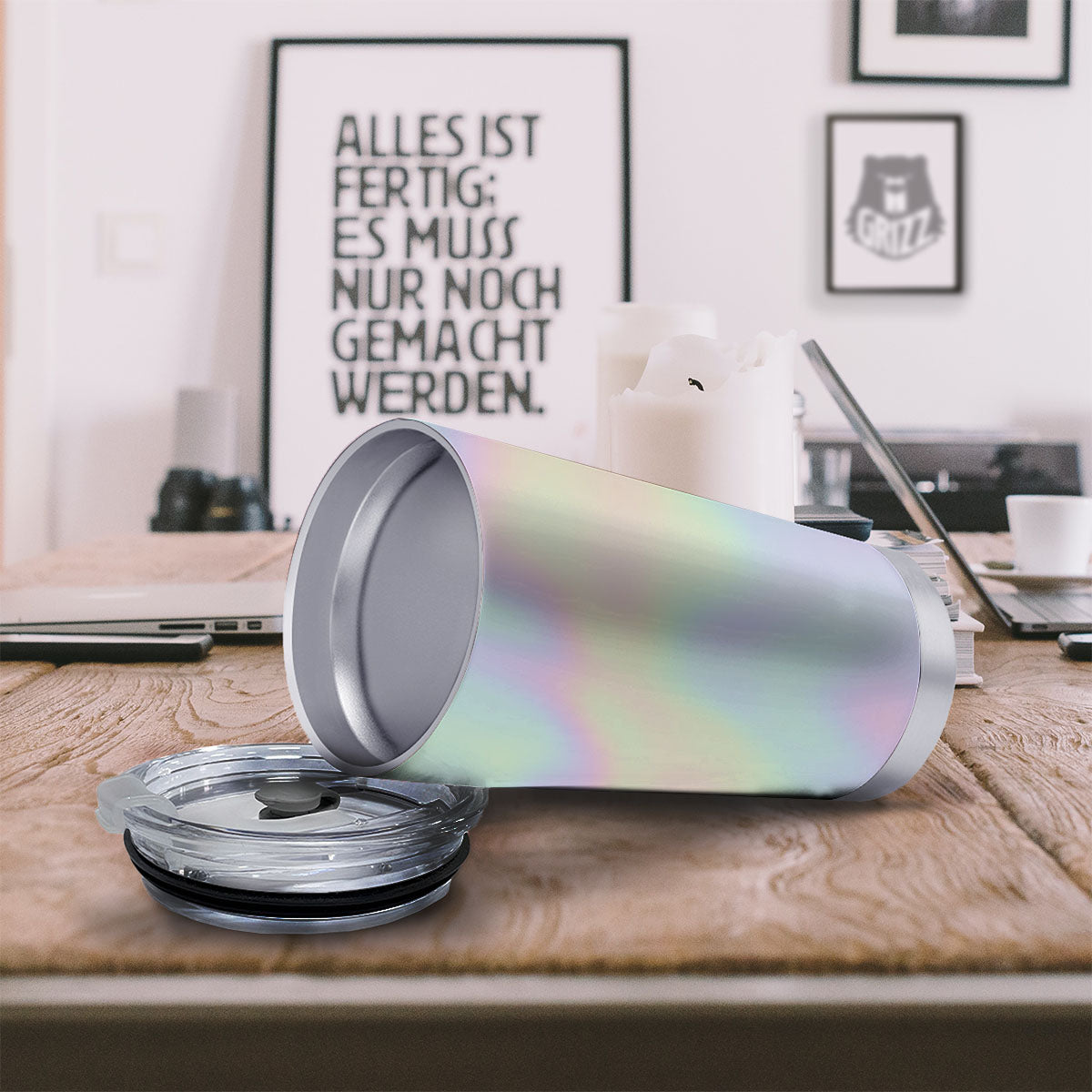 Acid Melt Pastel Print Tumbler-grizzshop