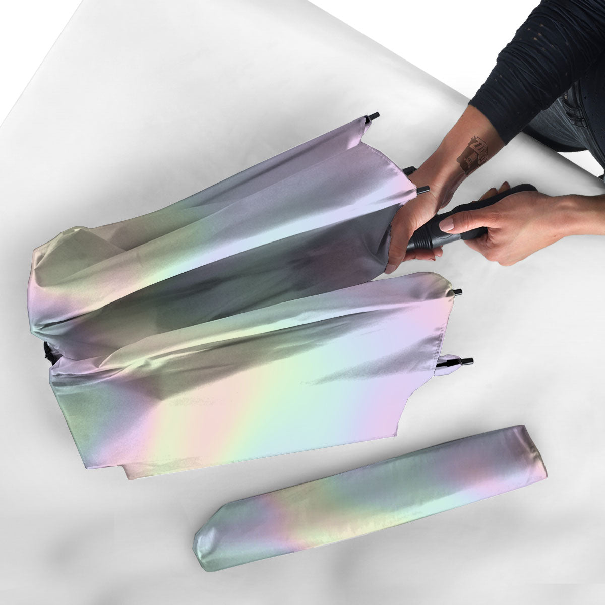 Acid Melt Pastel Print Umbrella-grizzshop
