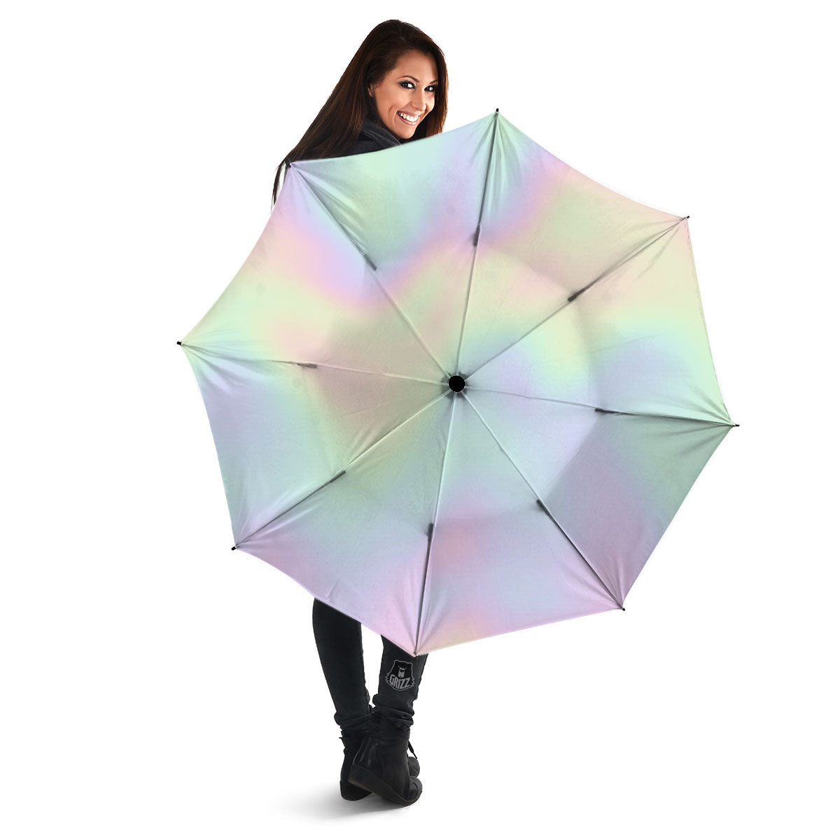 Acid Melt Pastel Print Umbrella-grizzshop