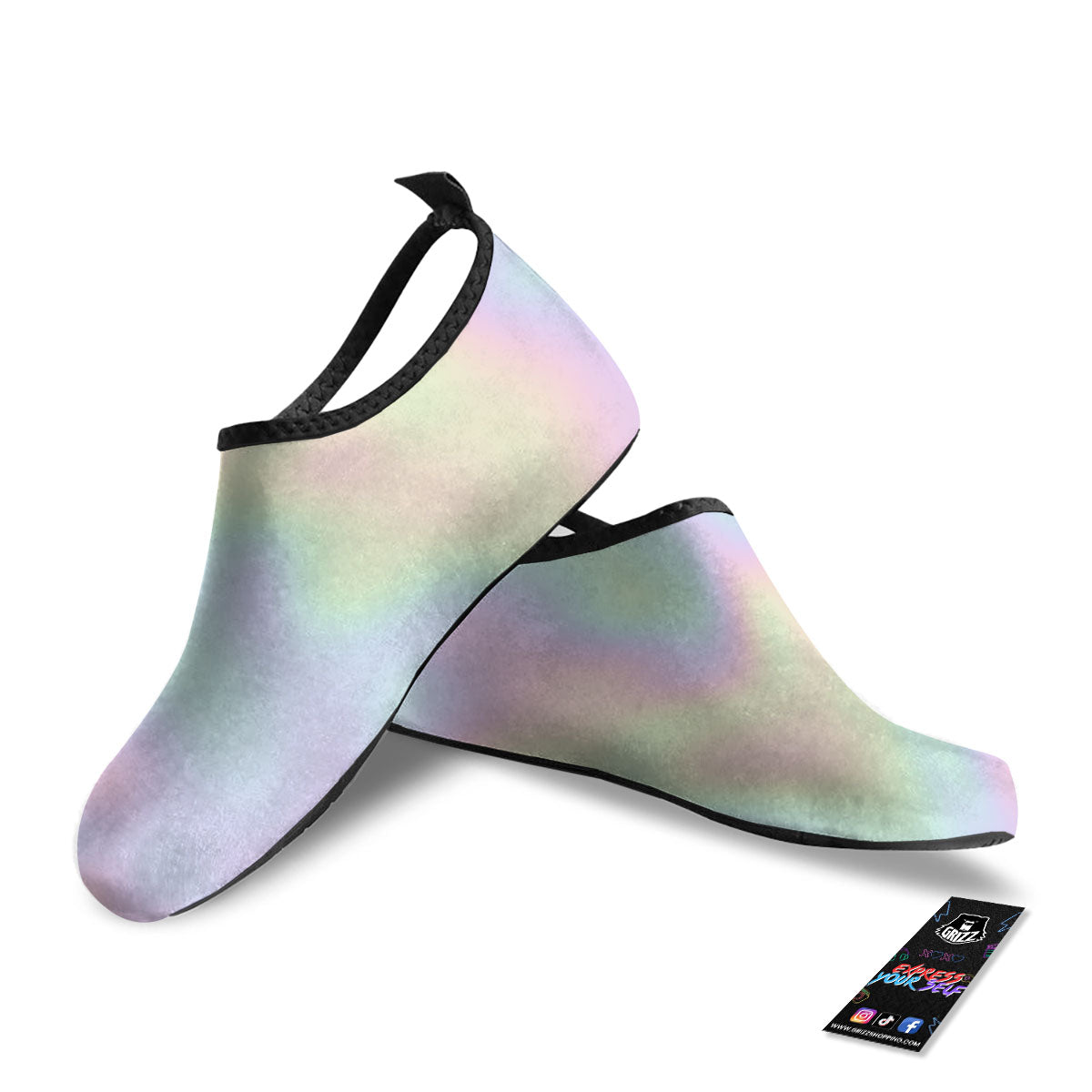 Acid Melt Pastel Print Water Shoes-grizzshop