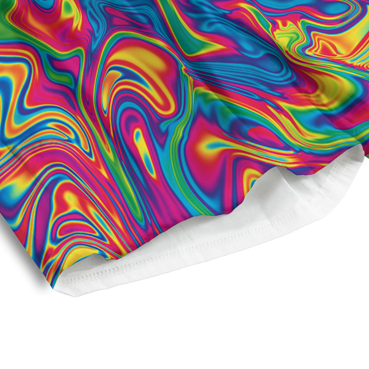 Acid Psychedelic Print Pattern Men's Athletic Shorts