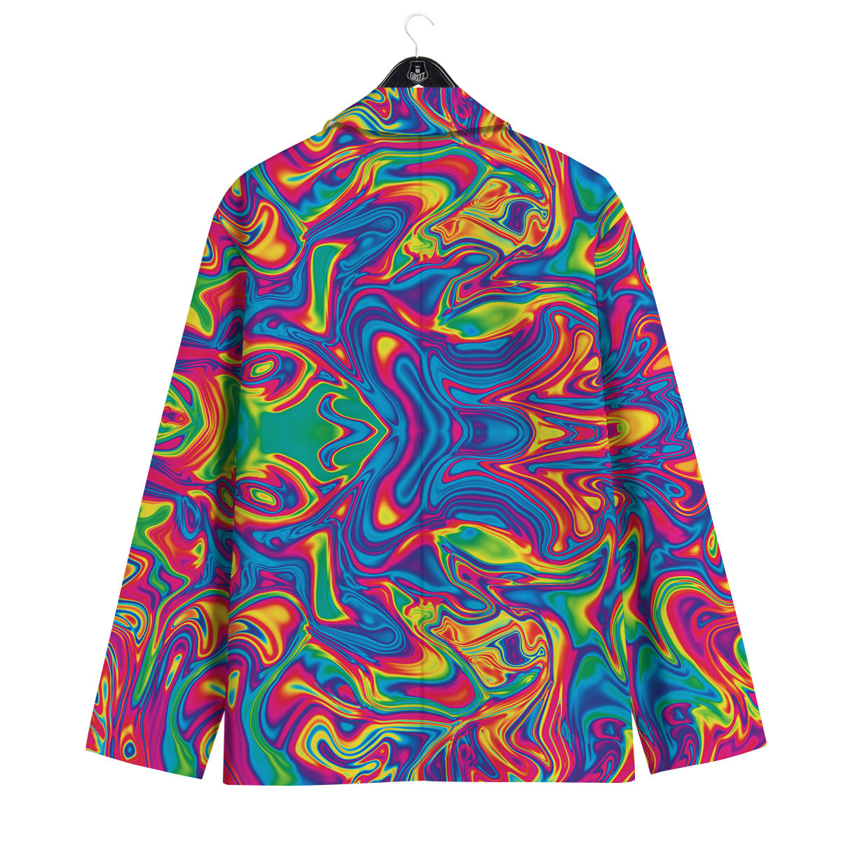 Acid Psychedelic Print Pattern Men's Sport Coat-grizzshop