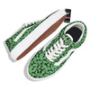 Acorn Green Print Pattern Skate Shoes-grizzshop