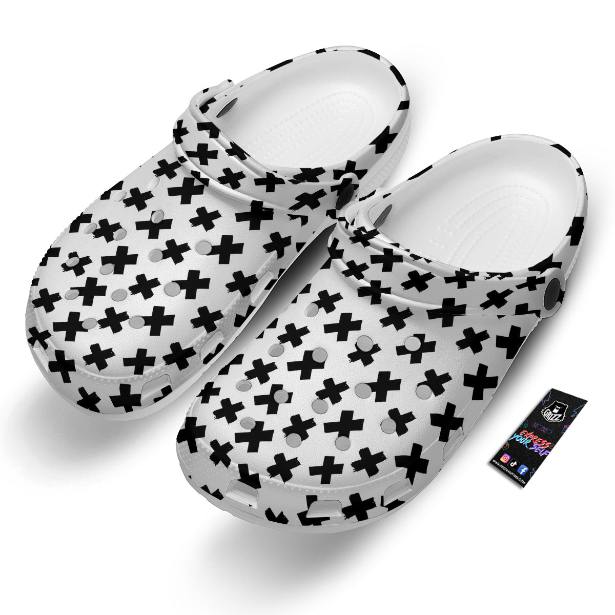 Add Sign Symbol Print Pattern Clog-grizzshop