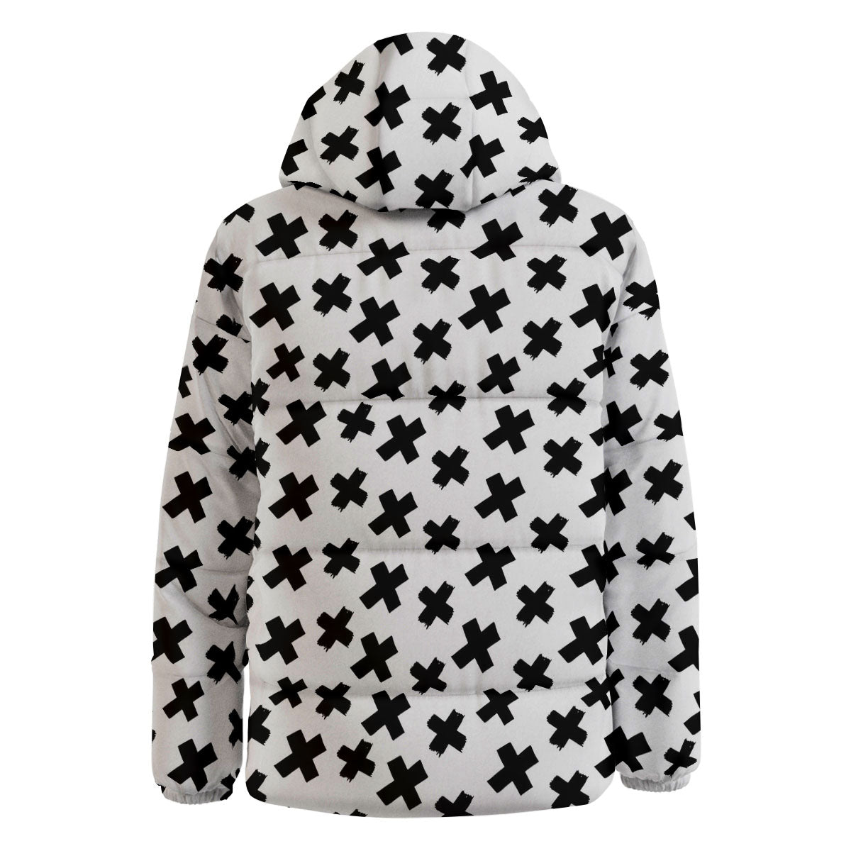 Add Sign Symbol Print Pattern Down Jacket-grizzshop