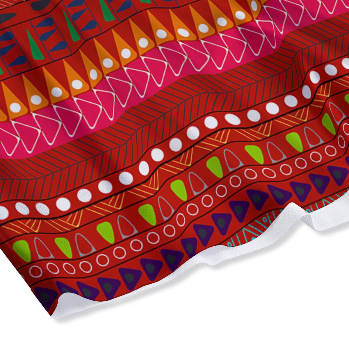Adinkra Symbols West African Print Pattern Mesh Shorts