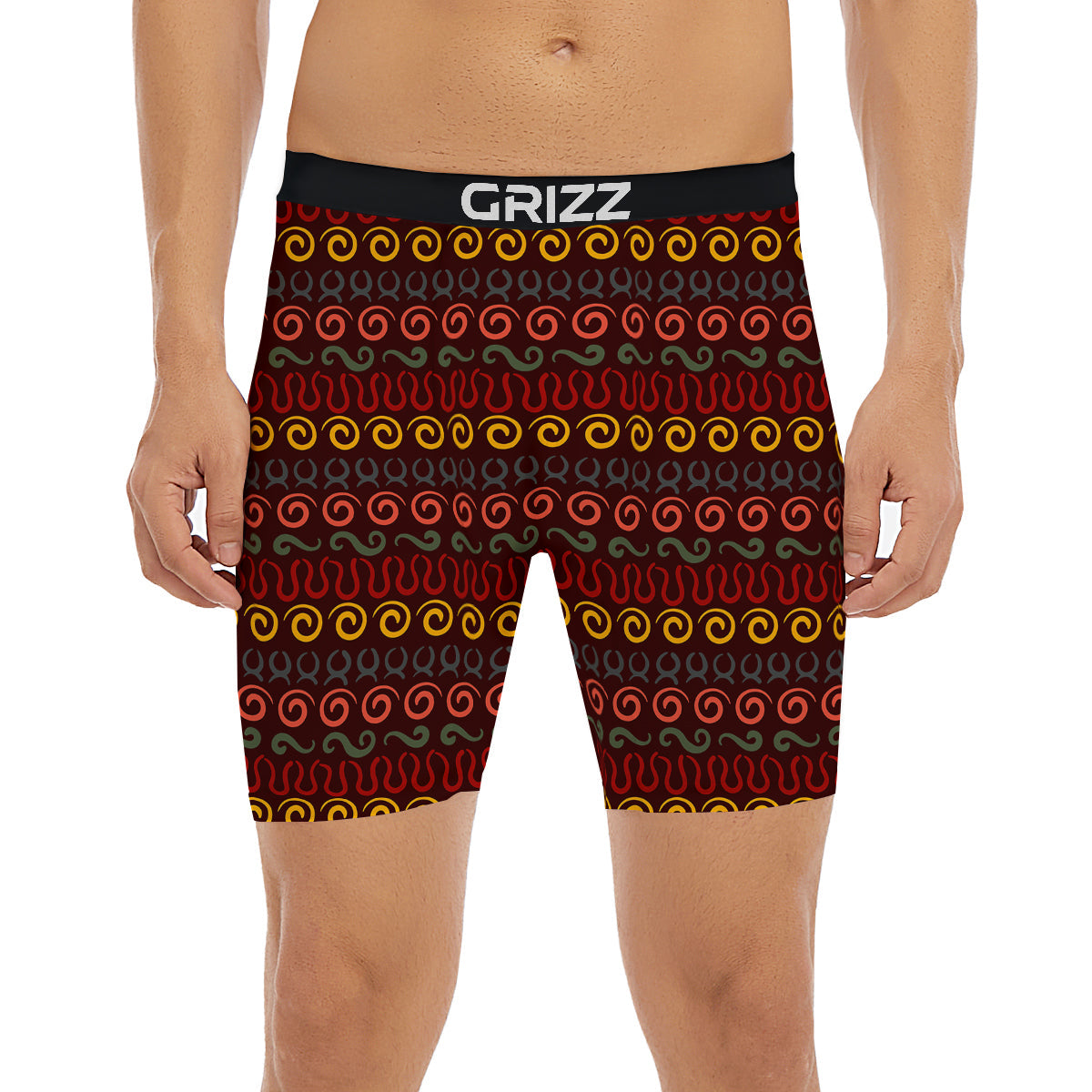 Adinkra Symbols West Print Pattern Boxer Briefs-grizzshop