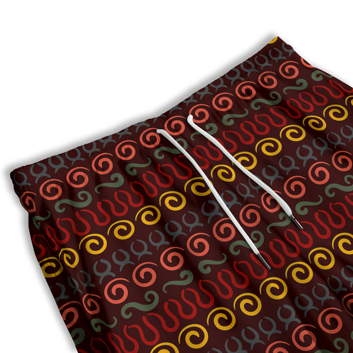Adinkra Symbols West Print Pattern Men's Athletic Shorts