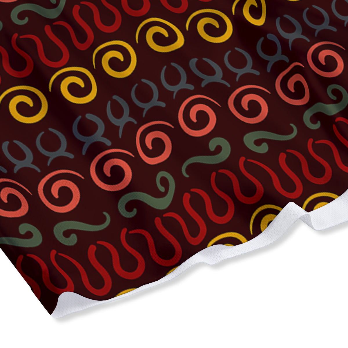 Adinkra Symbols West Print Pattern Mesh Shorts
