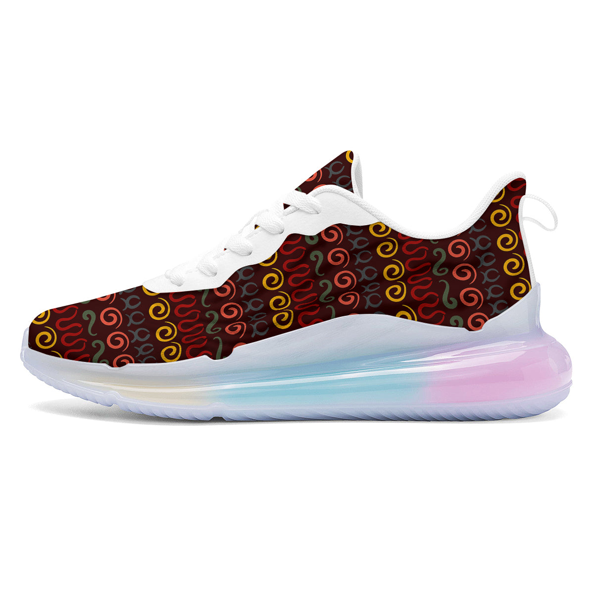 Adinkra Symbols West Print Pattern Running Sneakers-grizzshop
