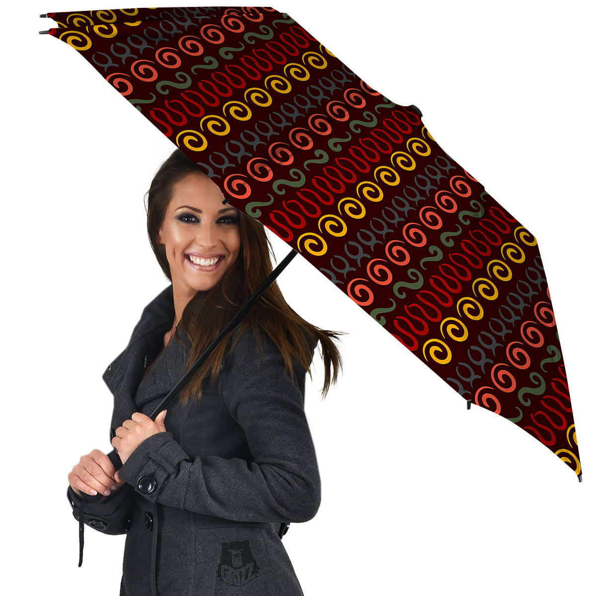 Adinkra Symbols West Print Pattern Umbrella-grizzshop