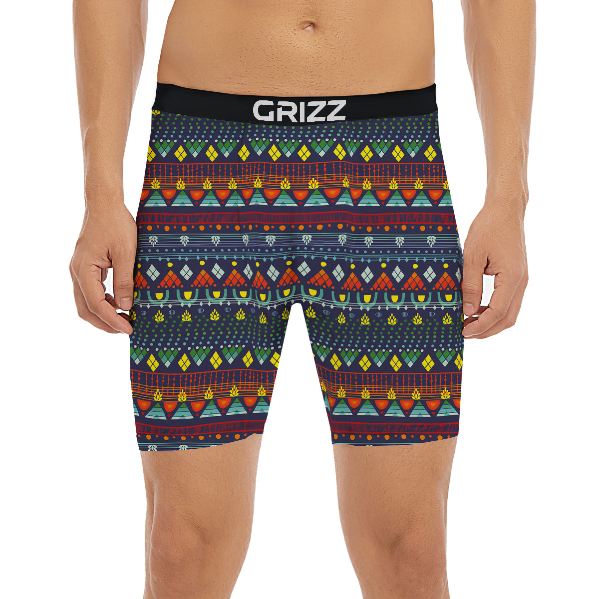 Adinkra Tribe African West Symbols Boxer Briefs-grizzshop
