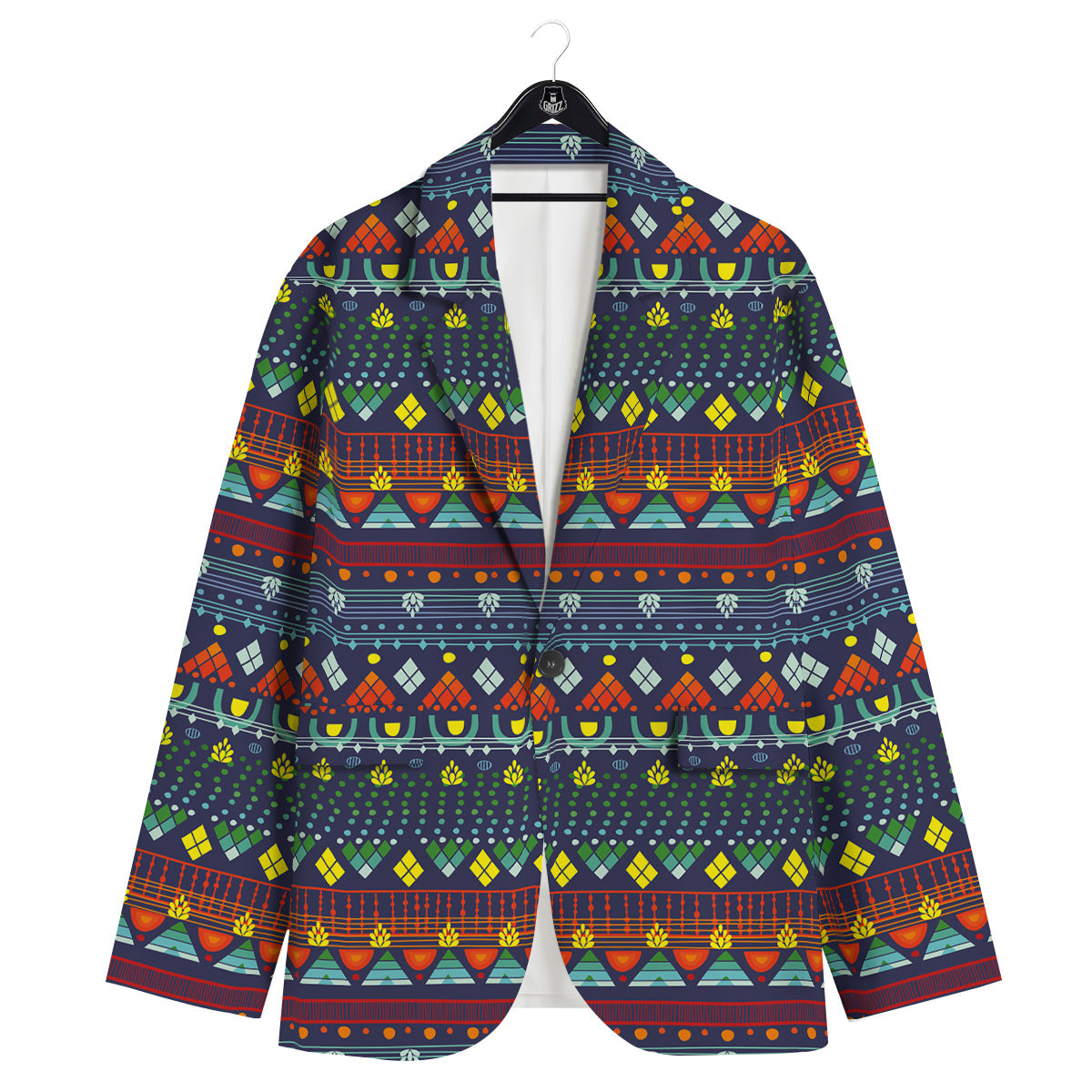 Adinkra Tribe African West Symbols Men's Sport Coat-grizzshop