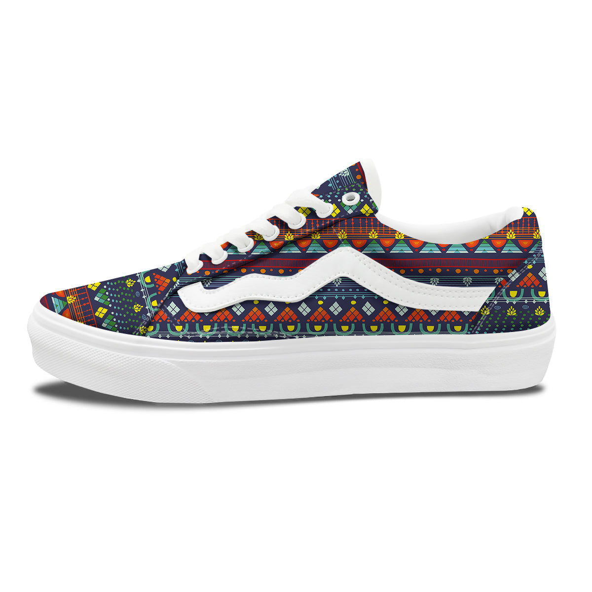 Adinkra Tribe African West Symbols Skate Shoes-grizzshop