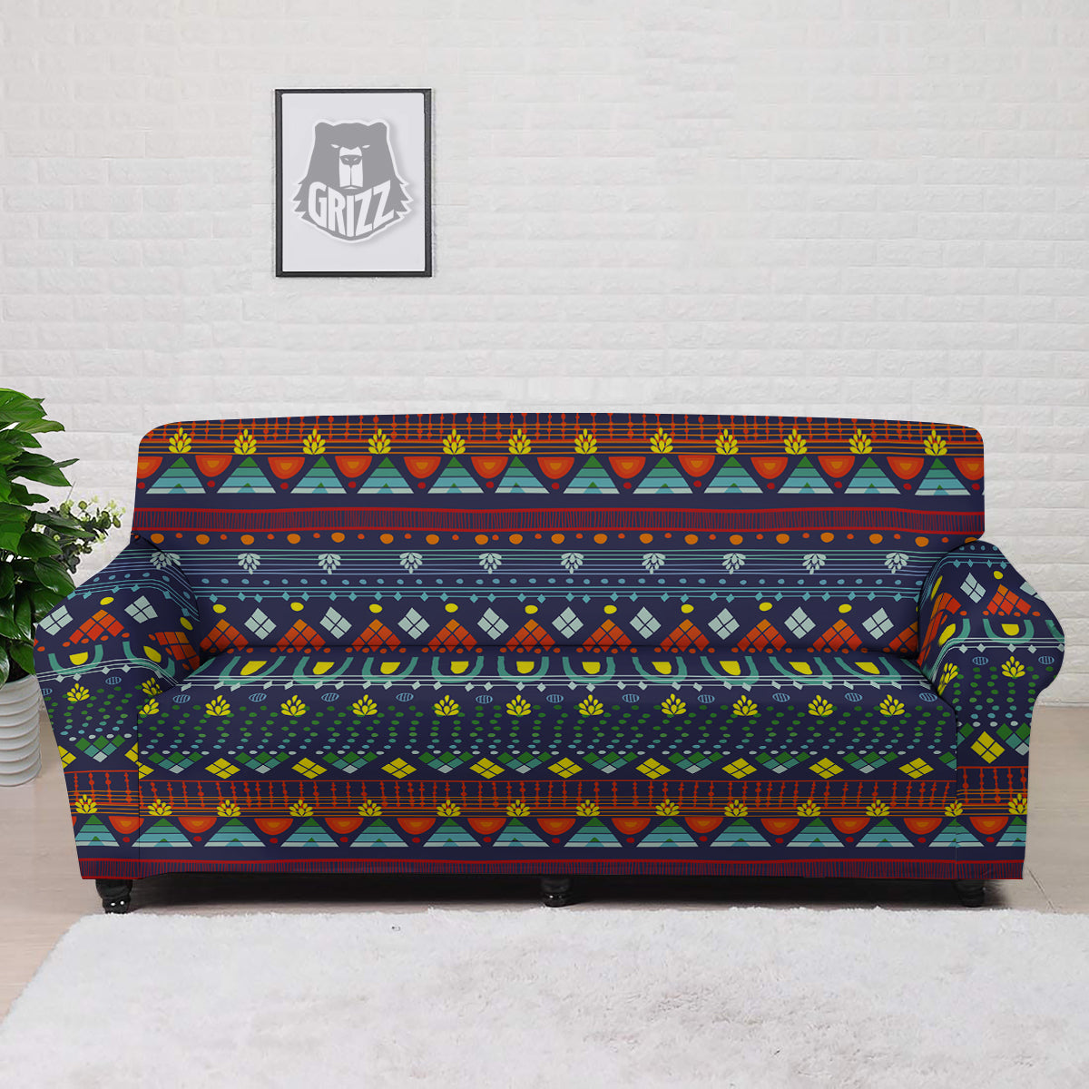 Adinkra Tribe African West Symbols Sofa Cover – Grizzshopping
